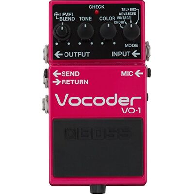 Boss VO-1 Vocoder Effectpedaal, krachtige vocale expressie voor gitaar en bas Boss VO-1 Vocoder Effectpedaal, krachtige vocale expressie voor gitaar en bas