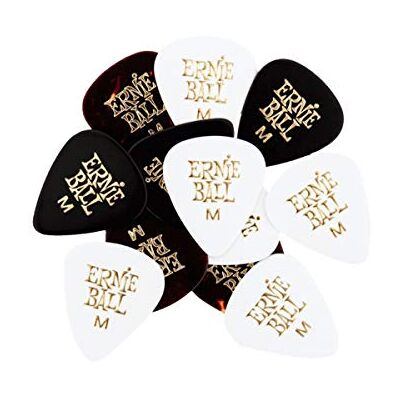 Ernie Ball Medium Assorted Color Cellulose Picks, bag of 12 Ernie Ball Medium Assorted Color Cellulose Picks, bag of 12