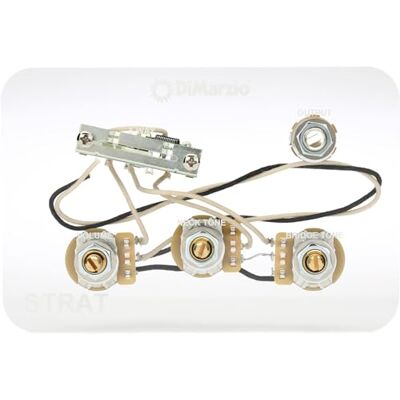 DiMarzio GW2108A5 Strat® Wiring Harness with 5-Way Switch 250k pots DiMarzio GW2108A5 Strat® Wiring Harness with 5-Way Switch 250k pots