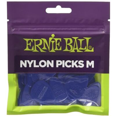 Ernie Ball P09131 Medium Injection Molded Nylon Picks 0.72mm bag of 50 Ernie Ball P09131 Medium Injection Molded Nylon Picks 0.72mm bag of 50