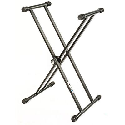 QUIK LOK QuikLok T20BK toetsenbord X"dubbel frame QUIK LOK QuikLok T20BK toetsenbord X"dubbel frame