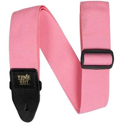 Ernie Ball P05376 Polypro Gitaarband/Basband, roze (Pink Sunrise) Ernie Ball P05376 Polypro Gitaarband/Basband, roze (Pink Sunrise)