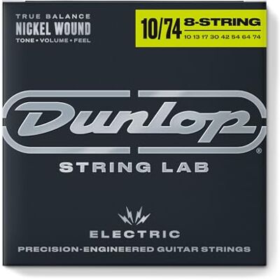 Dunlop Den1074 Nickel Plated Steel, Medium, Set/8 Dunlop Den1074 Nickel Plated Steel, Medium, Set/8