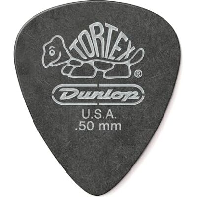 Dunlop 488R.50 Pitch Black Standard .50Mm Dunlop 488R.50 Pitch Black Standard .50Mm