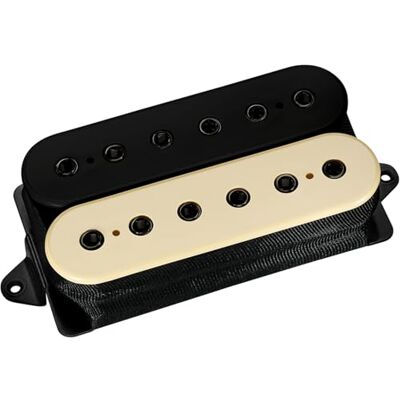 DiMarzio DP159FBC Evolution Bridge Humbucker F-Spaced Pickup Zwart/Crème voor elektrische gitaar brugpositie high-output rock en metal DiMarzio DP159FBC Evolution Bridge Humbucker F-Spaced Pickup Zwart/Crème voor elektrische gitaar brugpositie high-output rock en metal