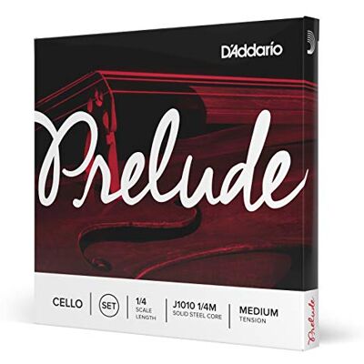 D'Addario Prelude Cellosnarenset 1/4 Maat, Middelspanning Prelude cellosnaren bieden een warm geluid, duurzame stalen kern en betrouwbare prestaties voor studenten. D'Addario Prelude Cellosnarenset 1/4 Maat, Middelspanning Prelude cellosnaren bieden een warm geluid, duurzame stalen kern en betrouwbare prestaties voor studenten.