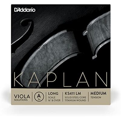 D'Addario KS411-LM Kaplan Viola enkele snaar 'A' Titan Long Medium D'Addario KS411-LM Kaplan Viola enkele snaar 'A' Titan Long Medium