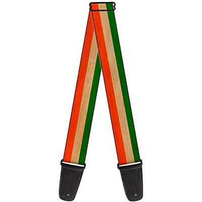 Buckle-Down Gitaarband Ierland Vlag Strepen Distressed 2 Inches Breed (GS-W30957) Buckle-Down Gitaarband Ierland Vlag Strepen Distressed 2 Inches Breed (GS-W30957)