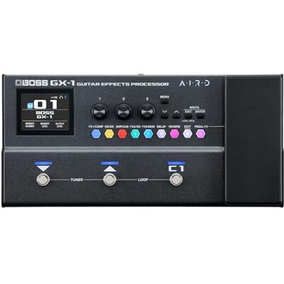 Boss GX-1 Ultra-Draagbare Gitaar Effects Processor Nokvol met Iconische Amps & Effecten Premium AIRD Sound Engine Ideaal voor Beginnende Gitaristen Bluetooth Connectiviteit Boss GX-1 Ultra-Draagbare Gitaar Effects Processor Nokvol met Iconische Amps & Effecten Premium AIRD Sound Engine Ideaal voor Beginnende Gitaristen Bluetooth Connectiviteit