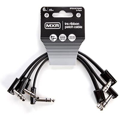 MXR JIM DUNLOP 3PDCISTR06R 3 Stuks TRS-Patchkabel 15,2 cm (1/4 Inch) Haaks MXR JIM DUNLOP 3PDCISTR06R 3 Stuks TRS-Patchkabel 15,2 cm (1/4 Inch) Haaks