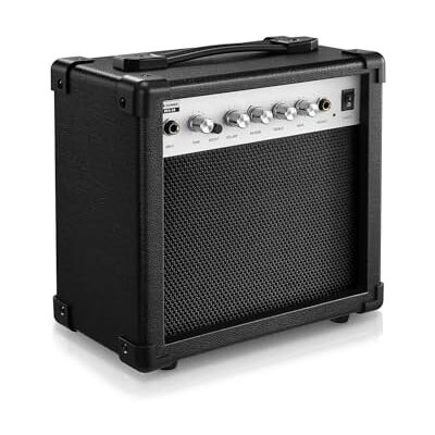 Donner DEA-20 Versterker voor elektrische gitaar, 20 W, met reverber-effecten, studioversterker met comfortabele Switch Clean & draagbare overdrive Donner DEA-20 Versterker voor elektrische gitaar, 20 W, met reverber-effecten, studioversterker met comfortabele Switch Clean & draagbare overdrive