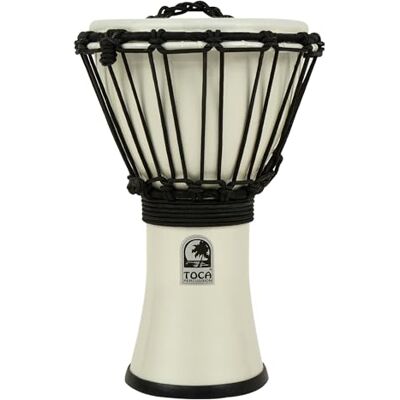 TOCA Djembe Freestyle Kleurengeluid Metallic Wit TFCDJ-7MW TOCA Djembe Freestyle Kleurengeluid Metallic Wit TFCDJ-7MW
