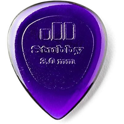 Dunlop Stubby Jazz Gitar Picks Verpakking van 6 stuks. 3.0mm Dunlop Stubby Jazz Gitar Picks Verpakking van 6 stuks. 3.0mm