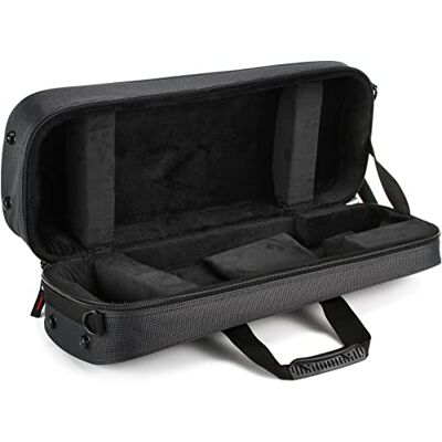 Gator Cases Lichtgewicht polyfoam trompet koffer met verwijderbare riem en rubberen handvat; (GL-TRUMPET-A), zwart Gator Cases Lichtgewicht polyfoam trompet koffer met verwijderbare riem en rubberen handvat; (GL-TRUMPET-A), zwart
