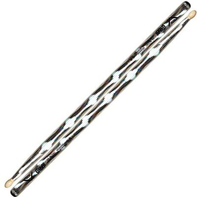 Vater VCS5A 5A Color Wrap Optic Woodtip Hickory Stock (paar) zilver Vater VCS5A 5A Color Wrap Optic Woodtip Hickory Stock (paar) zilver