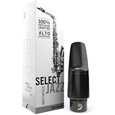 D'Addario Select Jazz mondstuk voor Altsaxofoon Bahn D7, opening 2,10 mm D'Addario Select Jazz mondstuk voor Altsaxofoon Bahn D7, opening 2,10 mm