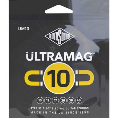 Rotosound Snaren voor Elektrische Gitaar ULTRAMAG 6-Snaren UM10 Regular 10-46 Rotosound Snaren voor Elektrische Gitaar ULTRAMAG 6-Snaren UM10 Regular 10-46