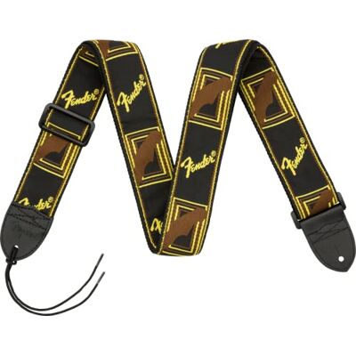 Fender Guitar Strap Monogrammed 2'' Black/Light Grey/Dark Grey Fender Guitar Strap Monogrammed 2'' Black/Light Grey/Dark Grey