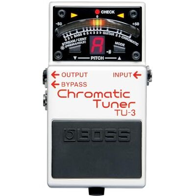 Boss TU-3 Chromatische Vloertuner voor Gitaar en Basgitaar Industriestandaard Performance Zeer Robuuste Stompbox Body 21-Segment LED Meter Nauwkeurig tot +/- Eén Cent Boss TU-3 Chromatische Vloertuner voor Gitaar en Basgitaar Industriestandaard Performance Zeer Robuuste Stompbox Body 21-Segment LED Meter Nauwkeurig tot +/- Eén Cent