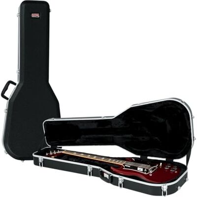 Gator Cases Deluxe ABS gevormde koffer voor SG stijl elektrische gitaren (GC-SG) Gator Cases Deluxe ABS gevormde koffer voor SG stijl elektrische gitaren (GC-SG)