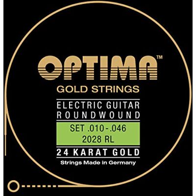 Optima Elektrische Gitaarsnaren Gouden Snaren Rondgewonden Set 2028 RL Optima Elektrische Gitaarsnaren Gouden Snaren Rondgewonden Set 2028 RL