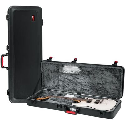 Gator GTSA-GTRELEC-LED koffer, gegoten gitaarkoffer voor elektrische gitaar met interne led-verlichting en TSA-goedgekeurde vergrendeling Gator GTSA-GTRELEC-LED koffer, gegoten gitaarkoffer voor elektrische gitaar met interne led-verlichting en TSA-goedgekeurde vergrendeling