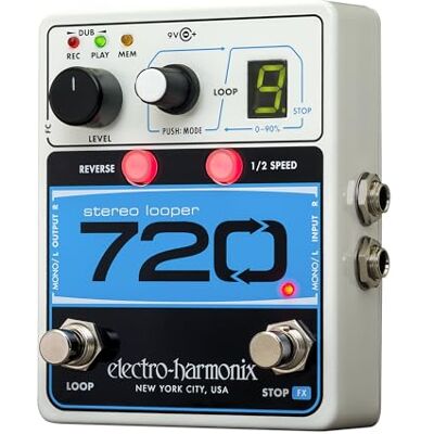 electro-harmonix Electro Harmonix 720 Stereo Looper Effect voor gitaren electro-harmonix Electro Harmonix 720 Stereo Looper Effect voor gitaren