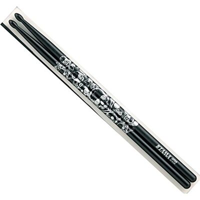 TAMA -O7A-S-BS Drumsticks Skull Patroon Zwart Paar Lengte 390 mm Diameter 13 mm TAMA -O7A-S-BS Drumsticks Skull Patroon Zwart Paar Lengte 390 mm Diameter 13 mm