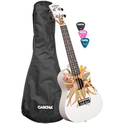 CASCHA Concert Ukulele Linden Dreamcatcher (incl. tas, 3 plekken) CASCHA Concert Ukulele Linden Dreamcatcher (incl. tas, 3 plekken)
