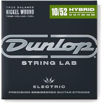 Dunlop Den1052 Nickel Plated Steel, Light/Heavy, Set/6 Dunlop Den1052 Nickel Plated Steel, Light/Heavy, Set/6