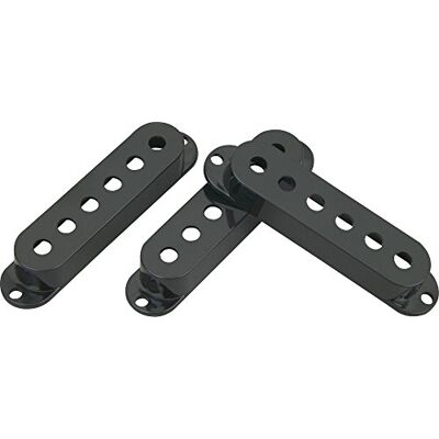 DiMarzio DM2001BK – afdekking voor eenvoudige spoel, ruisonderdrukking, 3-delige set, zwart DiMarzio DM2001BK – afdekking voor eenvoudige spoel, ruisonderdrukking, 3-delige set, zwart