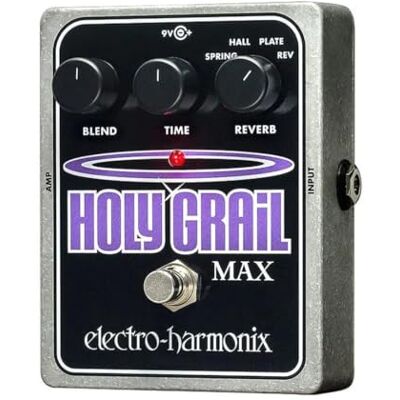 electro-harmonix Heilige Graal Max Reverb Zilver electro-harmonix Heilige Graal Max Reverb Zilver