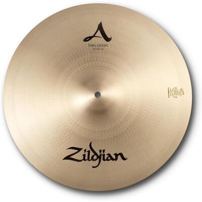 Zildjian A' Thin Crash 16", Traditional Finish Crash bekken Zildjian A' Thin Crash 16", Traditional Finish Crash bekken