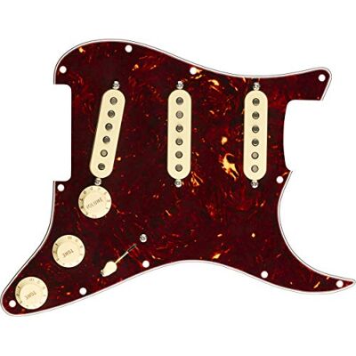 Fender 0992345500 Pre-Wired Pickguard Strat Vintage Noiseless S/S/S Tortoise Shell,rood Fender 0992345500 Pre-Wired Pickguard Strat Vintage Noiseless S/S/S Tortoise Shell,rood