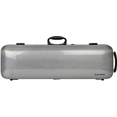 GEWA Vioolkoffer Idea 2.0 zilver carbon, met extra zijgreep, Made in Germany GEWA Vioolkoffer Idea 2.0 zilver carbon, met extra zijgreep, Made in Germany