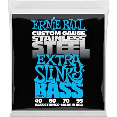 Ernie Ball Extra slinky snaren voor elektrische basgitaar van roestvrij staal 40-95 gauge Ernie Ball Extra slinky snaren voor elektrische basgitaar van roestvrij staal 40-95 gauge