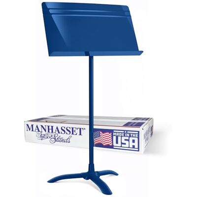 Manhasset Pupitre d'orchestre bleu verni Manhasset Pupitre d'orchestre bleu verni