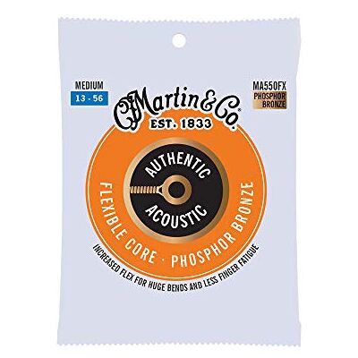 Martin Snaarsets Medium Flexibele Core Fosfor Bronze Martin Snaarsets Medium Flexibele Core Fosfor Bronze
