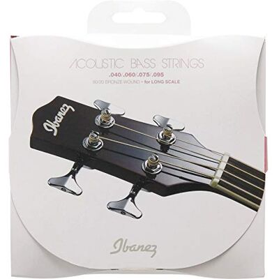 Ibanez Bronzen Wound 80/20 akoestische basgitaar string set Light Gauge Ibanez Bronzen Wound 80/20 akoestische basgitaar string set Light Gauge