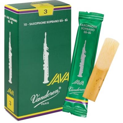 Vandoren riet sopraansaxofoon Java spoorbreedte: 3 Vandoren riet sopraansaxofoon Java spoorbreedte: 3