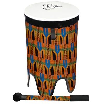 TOCA Nesting Drums Freestyle II Tom Tom, Größe 12", Kente Cloth, TSSNT-12K-FDP TOCA Nesting Drums Freestyle II Tom Tom, Größe 12", Kente Cloth, TSSNT-12K-FDP