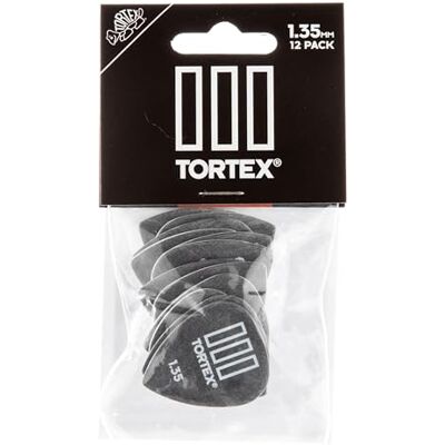 Dunlop 462R1.35 Tortex Iii Black 1.35Mm Dunlop 462R1.35 Tortex Iii Black 1.35Mm