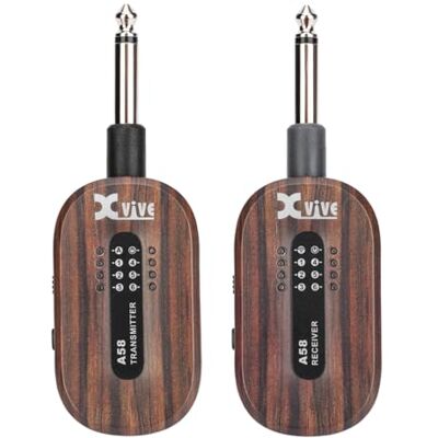 Xvive A58-5.8GHZ DRAADLOZE GITAARSYSTEEM W/CASE ROSEWOOD Xvive A58-5.8GHZ DRAADLOZE GITAARSYSTEEM W/CASE ROSEWOOD