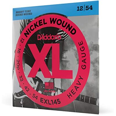 D'Addario XL Nickel EXL145 Elektrische Gitaarsnaren Extra Heavy 12-54 D'Addario XL Nickel EXL145 Elektrische Gitaarsnaren Extra Heavy 12-54