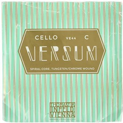 Thomastik-Infeld Thomastik enkele snaar voor Cello 4/4 Versum C-snaar-touwkern, wolfraam/chroom omspinning, medium Thomastik-Infeld Thomastik enkele snaar voor Cello 4/4 Versum C-snaar-touwkern, wolfraam/chroom omspinning, medium