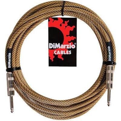 DiMarzio Gitaarkabel Instrumentkabel Vintage Tweed 5,5 meter (EP1718SSVT) DiMarzio Gitaarkabel Instrumentkabel Vintage Tweed 5,5 meter (EP1718SSVT)