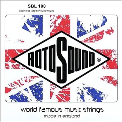 Rotosound Snaren voor Elektrische Bas STAINLESS Enkele Snaren SWING 66 .100"w/2,54 mm wound SBL100 Rotosound Snaren voor Elektrische Bas STAINLESS Enkele Snaren SWING 66 .100"w/2,54 mm wound SBL100