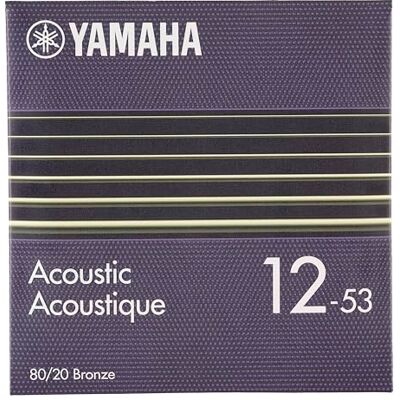 Yamaha SA12 Snaren voor Akoestische Gitaar – Light (012-053), 80/20 Bronze Yamaha SA12 Snaren voor Akoestische Gitaar – Light (012-053), 80/20 Bronze
