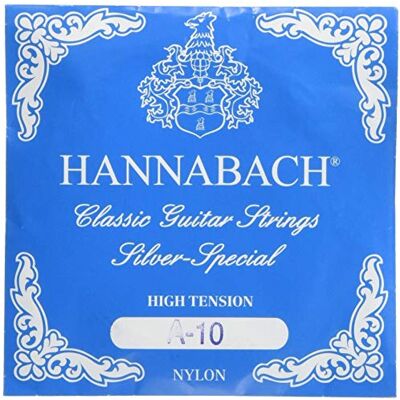 Hannabach snaren voor klassieke gitaar serie 815 voor 8/10-snarige gitaren/High Tension Silver Special (hoge kwaliteit, universele snaar voor bijna elk instrument, snaren klassieke gitaar) Hannabach snaren voor klassieke gitaar serie 815 voor 8/10-snarige gitaren/High Tension Silver Special (hoge kwaliteit, universele snaar voor bijna elk instrument, snaren klassieke gitaar)