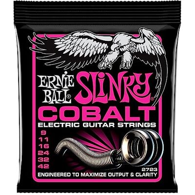 Ernie Ball Super Slinky Cobalt snaren voor elektrische gitaar 9-42 gauge Ernie Ball Super Slinky Cobalt snaren voor elektrische gitaar 9-42 gauge